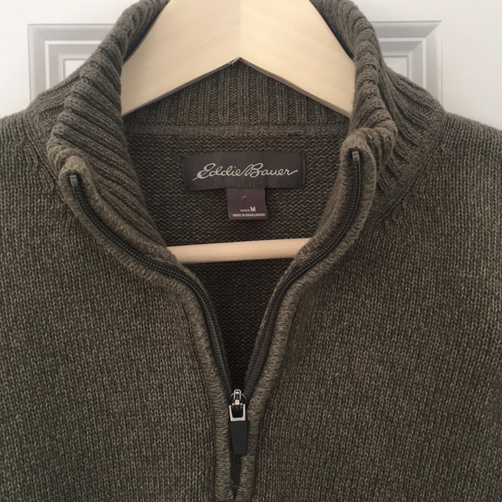 Men’s Eddie Bauer 1/4 zip pullover sweater
